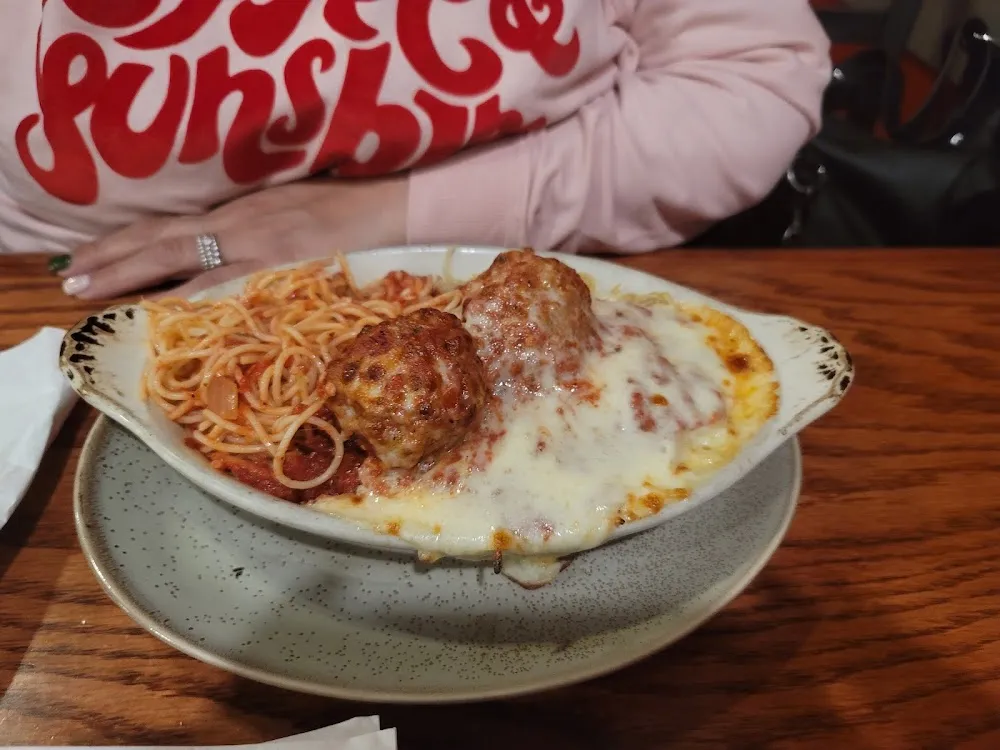 Baked Spaghetti with Meatballs
